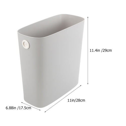 Trash Can Large Capacity Multi-Use Simple Style Garbage Bin 2