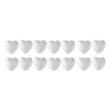 14Pcs Heart Shape Foam DIY Crafts For Wedding Valentine Day