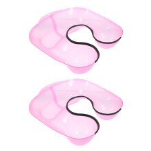 2St ABS Haarverf Nektray Roze Praktisch Voor En DIY