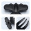 4Pcs Kitchen Salad Claws Serving Hands Fork Efficient-Black 7