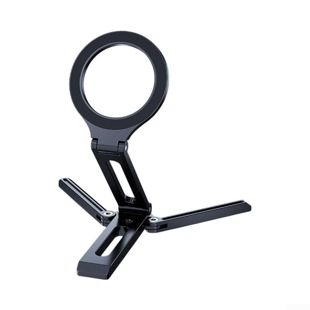 Innovative, Foldable Phone Tripod With Magnetic Function, Improve Your Photographic Skills (Black). Black 9105992466825
