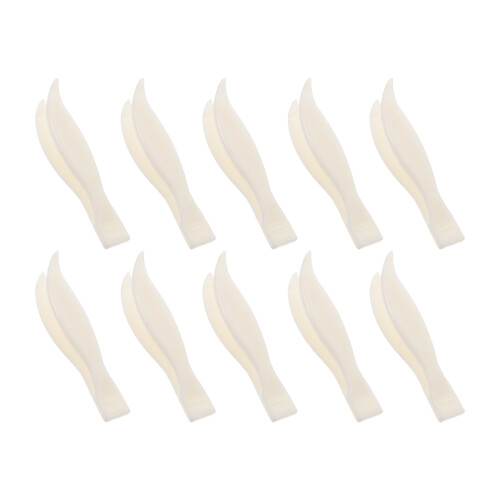 10Pcs Durable Plastic Scales Tweezers For Laboratory Use