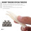 10Pcs Durable Plastic Scales Tweezers For Laboratory Use 9