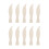 10Pcs Durable Plastic Scales Tweezers For Laboratory Use 4