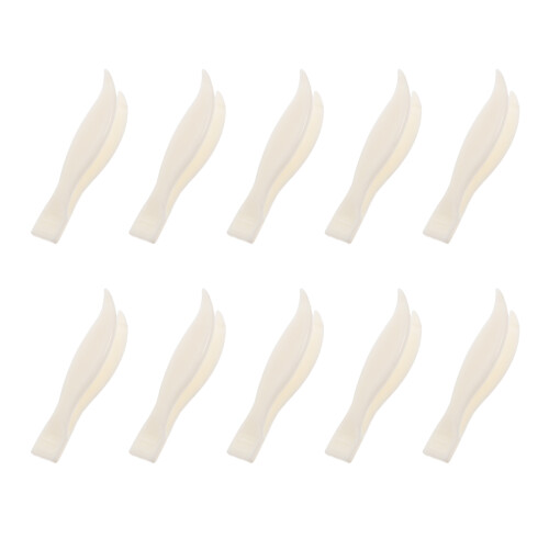 10Pcs Durable Plastic Scales Tweezers For Laboratory Use 1