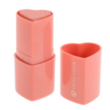 Heart Shaped Cream Blush Stick For Cheeks Lips Waterproof Lightweight