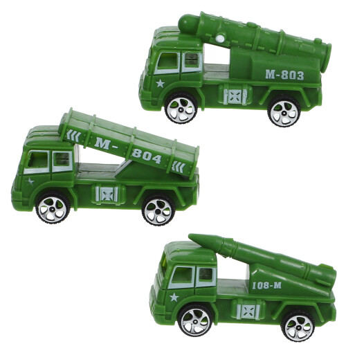 3Pcs Small Truck Model Toy Pull Back Car For Kids 2