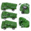 3Pcs Small Truck Model Toy Pull Back Car For Kids 4
