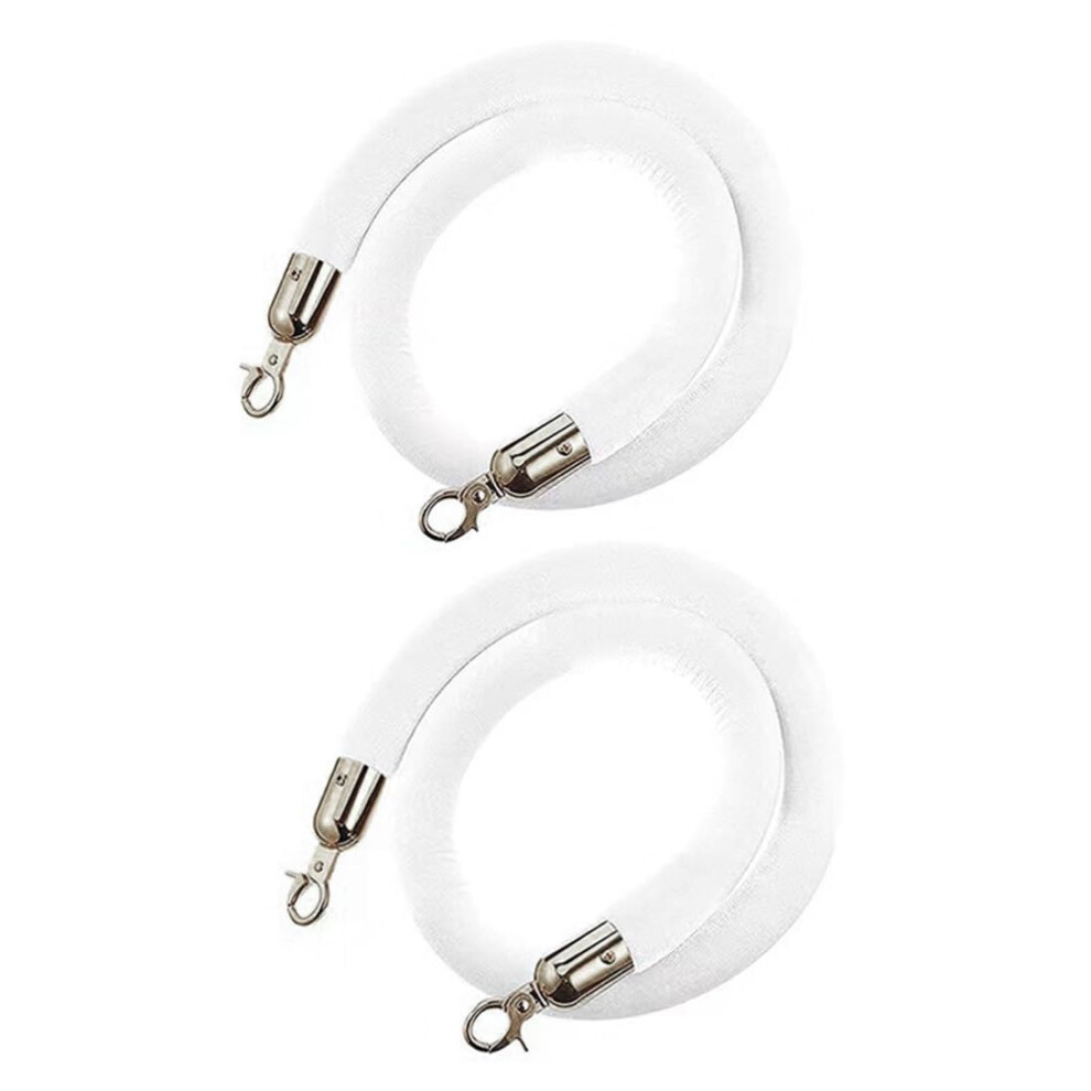 Rope Barriers With Polished Golden Hooks For Crowd Control 9105992469369
