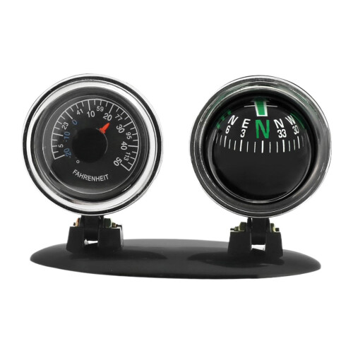 Control Panel for Navigation Ball with Clear Scale, Direction Guide, Multifunctional Temperature Tester, Adventure Travel Tool, Ta