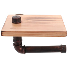 Toilet Papier Hangend Rack Industriële Stijl Wandbevestigd