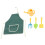 1 Set Garden Work Tools Cloth Weeding Child Outdoor 5