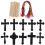 One Set Easter Scratch Cross Ornament Craft Party Supply 2