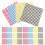 80 Sheets Sandwich Paper Liners Dessert Baking Checkered Sheets 6
