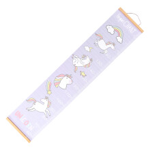 1Pc Purple Oil Painting Hanging Height Ruler for Kids Room Decoration