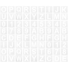 36 Teile Schablonen Hohle Malerei Alphabet