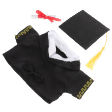 One Set Graduation Plush Outfit DIY Hat Costume For Stuffed Animals