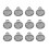 12Pcs Jean Buttons Replacement Alloy Snap Buttons For Pants 9