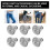 12Pcs Jean Buttons Replacement Alloy Snap Buttons For Pants 4