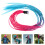 Ornement Casque Moto Queue De Cheval Tressée Multicolore 9