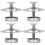 4pcs Stainless Steel Beehive Base Ant Stand Feet 2