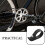 2pcs Folding Bike Chain Guide Deflector Cover Black Plastic 6