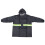 Raindrops Riding Rain Poncho Raincoats 1 Set Black Waterproof 11