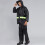 Raindrops Riding Rain Poncho Raincoats 1 Set Black Waterproof 7