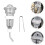 One Set Hamster Hanging Water Bottle Automatic Feeder 8