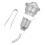 One Set Hamster Hanging Water Bottle Automatic Feeder 3