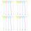 25Pcs Acrylic Stirring Sticks 22Cm For Bar Restaurant 10