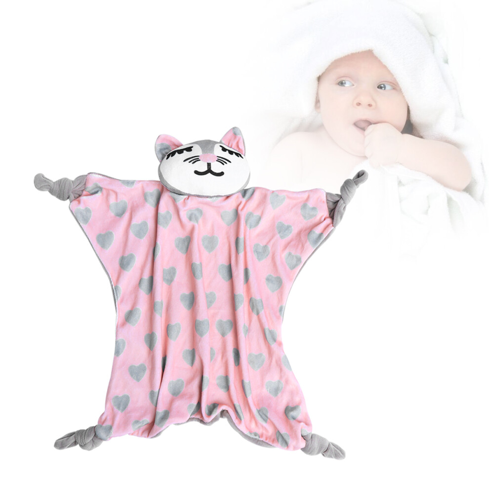 Cute Plushies Baby Bathe Towel For Feeding 1Set Pink Vaguelly