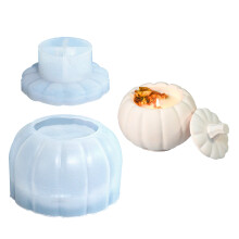 Jewelry Storage Box Silicone Molds Pumpkin Box Resin-small