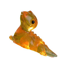 20 stuks lichtgevende kleine harsen hagedissen beeldjes-Amber