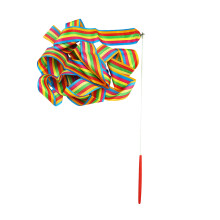 10Pcs Art Ribbons for Gymnastics Twirling Rod Streamers