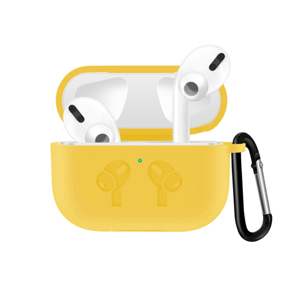 Wireless Earphone Silicone Case For With Hook Yellow 3572228275296