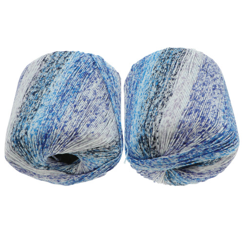 2 Rolls Cotton Rope Crochet Cotton Thread 0.02x13300cm 2