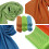 1Ensemble Serviette De Sport Rafraîchissante En Polyester Mix Couleurs 6