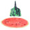 1 Set Watermelon Baby Flannel Blanket with Cap 1