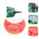 1 Set Watermelon Baby Flannel Blanket with Cap 3