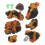 One Set Volcano Model Statue For Sand Table Landscaping Decoration 8