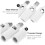 6 Pcs Universal Turn Light Connectors Ceiling Lamp Adapters 10