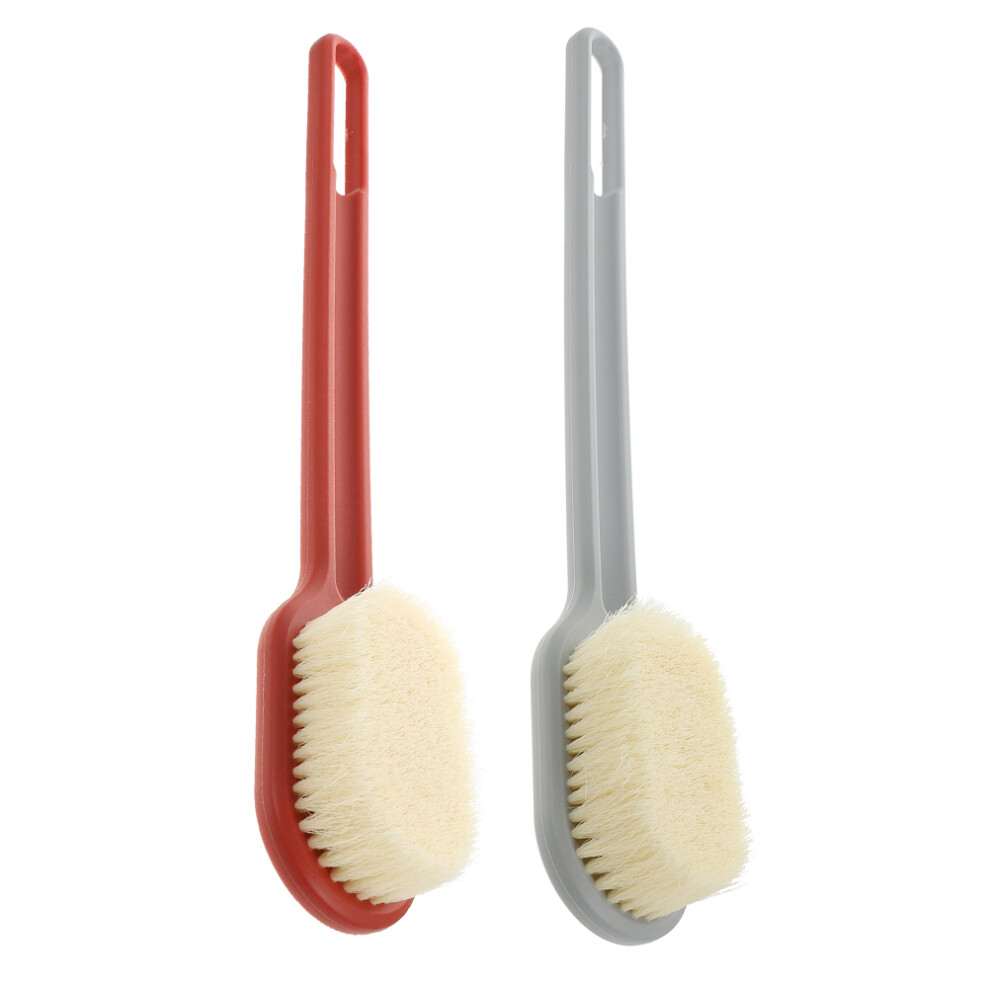 Vaguelly 2Pcs Back Scrubbing Brush Plastic Shower Head Clean Baby