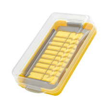 Boîte coupe-beurre en plastique transparent, récipient à-S