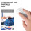 Ultra Thin 2.4GHz 1200 DPI USB Wireless Optical Mouse For PC Laptop 8