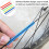 72Pcs Creative Bike Spokes Wheel Reflectors Security Tapes 10