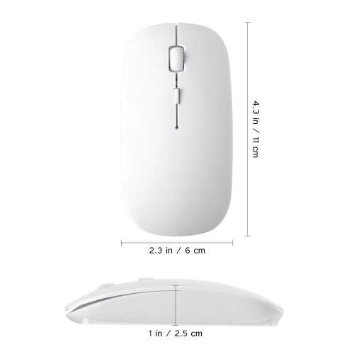 Ultra Thin 2.4GHz 1200 DPI USB Wireless Optical Mouse For PC Laptop 1