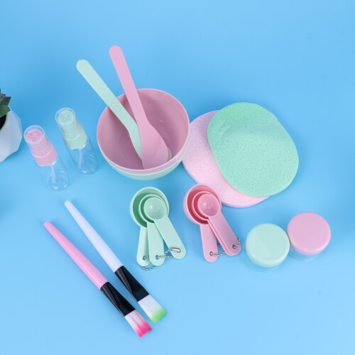 2 Set 9 Pezzi Kit Maschera Facciale In Gel Con 2