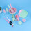 2 Set 9 Pezzi Kit Maschera Facciale In Gel Con 4