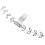 Mask Ropes Hook Comb Adjustable Ear Buckle 7